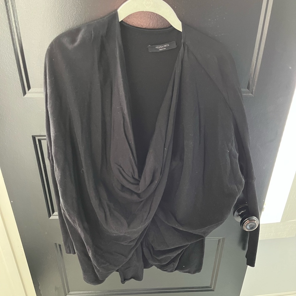 ALLSAINTS drape sweater